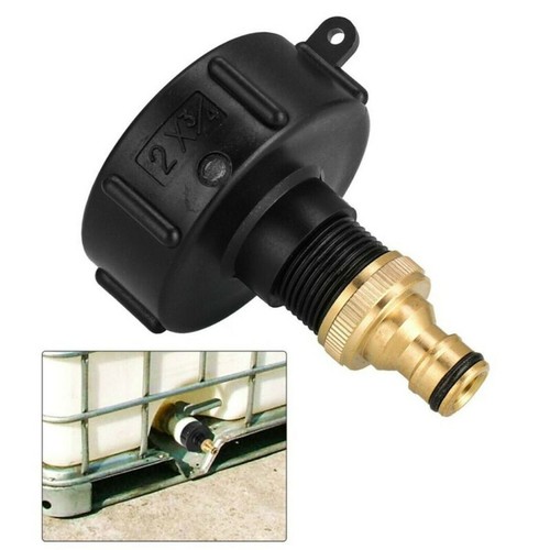 Ibc adapter with outlet - adapter, 3/4"
