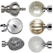 28mm Curtain Pole Finials