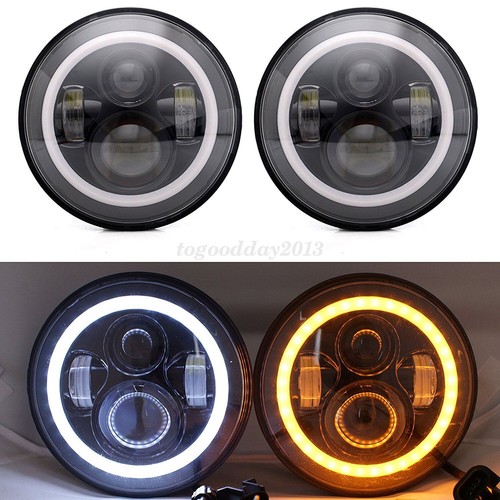 Car led headlight halo - 7",