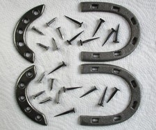 British Army:"AMMO BOOT HEEL & TOE PLATES" (With Fixing Nails/Screws, Sizes 7-8)