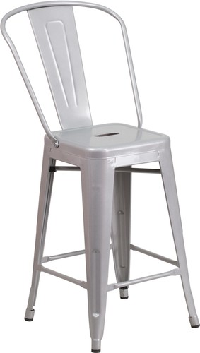 Silver metal - 24''silver,