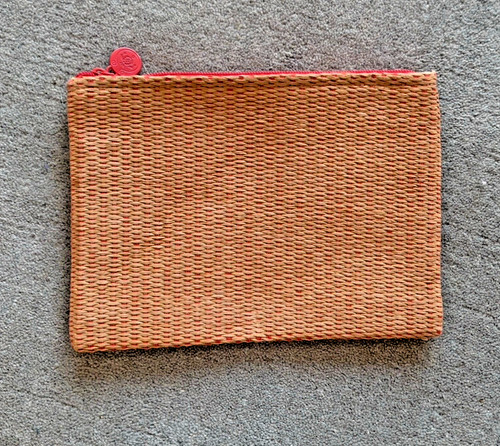 Make cosmetic pouch bag - up,