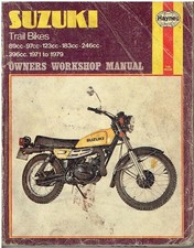 SUZUKI TC/TS90 TC/TS100 TC/TS125 TC/TS185 TS250 TS400 (1971-79) WORKSHOP MANUAL