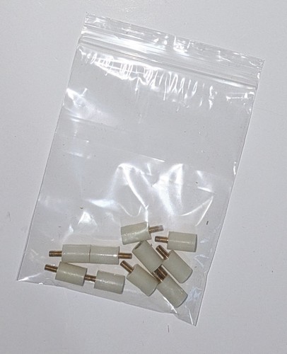 10pcs m3x13 5mm - nylon, pcb