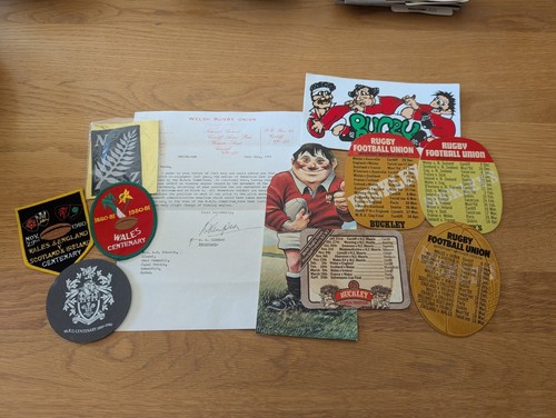 Wales rugby union memorabilia - wales,