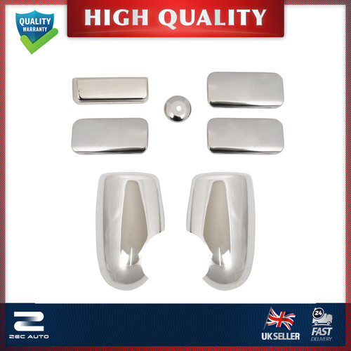 Chrome mirror covers 4 - chrome, door