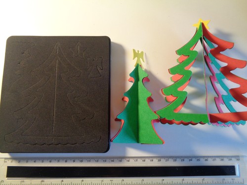 Sizzix bigz christmas trees - bigz, 3d