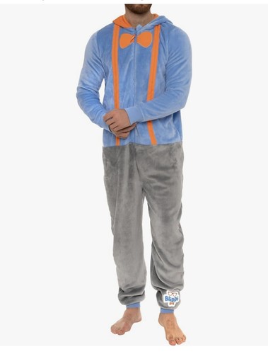 Adult mens blippi 1onesie - blippi,