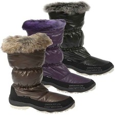 LADIES SNOW THINSULATED WATER RESISTANT BOOTS MUCKER WELLINGTONS WOMENS SHOES