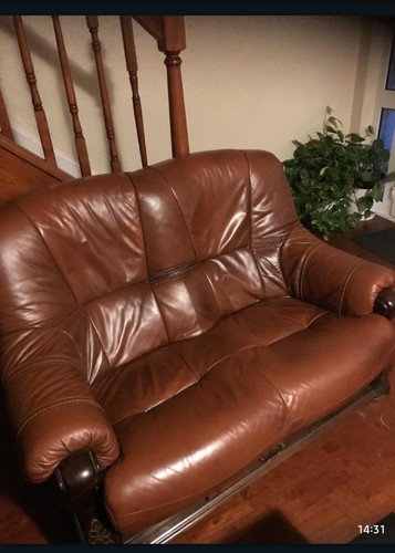 Sofa used leather - sofa,