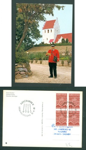 Denmark 1980 postcard fd - postcard,
