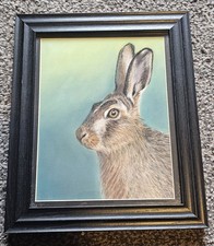 Beautiful Original Pastel Painting Hare