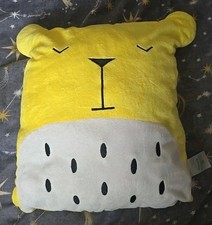Dunelm Yellow Bear Cushion