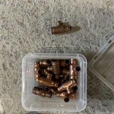 Yorkshire Solder Ring Reducing Tee YPS27  Copper Plumbing Fitting 22 x 15 x 15 