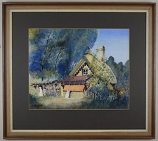 Thatched cottage. Original