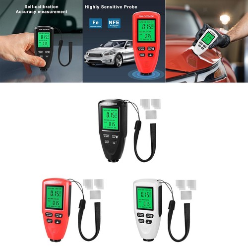 Coating thickness meter with - coating,