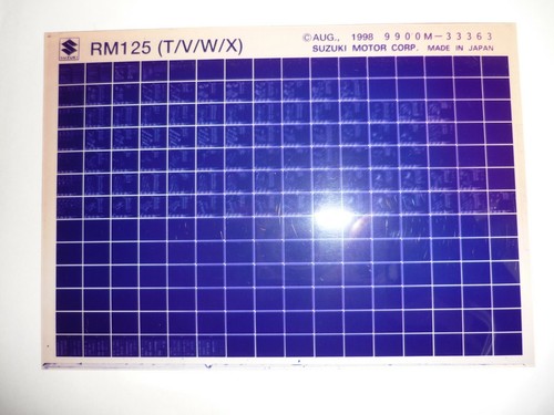 Suzuki rm125 aug - (t/v/w/x),