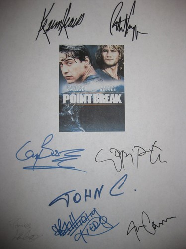 Point break signed film - point,