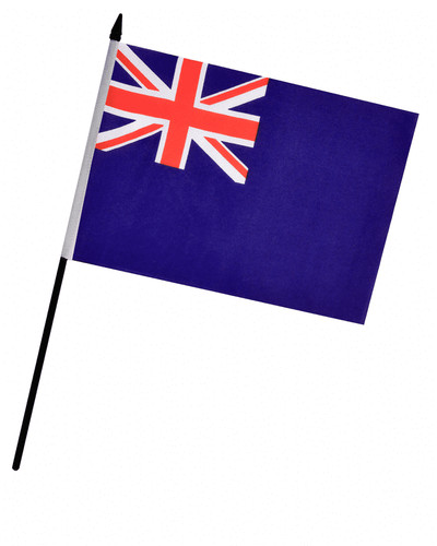Blue ensign hand flag - (9", x