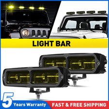 2PCS 6" Yellow LED Work Light
