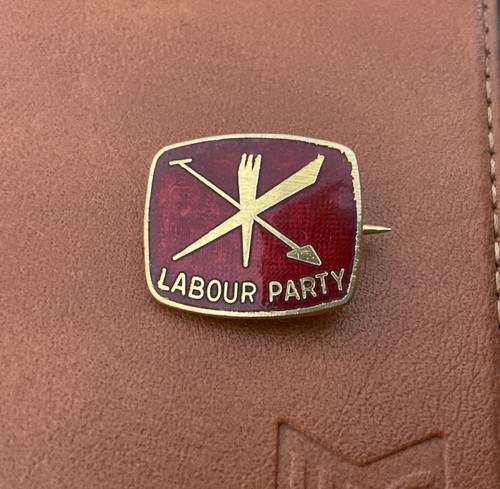 Vintage labour party enamel - labour,