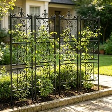 2-6Pcs Rustic Metal Garden