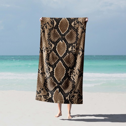 Snake print towel - snake,