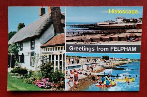 Postcard used greetings - used, from