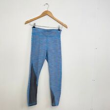 Sweaty Betty Salabasana Reversible 7/8 Leggings Womens Size S Blue Grey Yoga