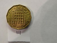 1966 Elizabeth II Three-Pence