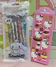 HELLO KITTY Pack Of Gel Pens Stickers Cute Stationary Sanrio Gift