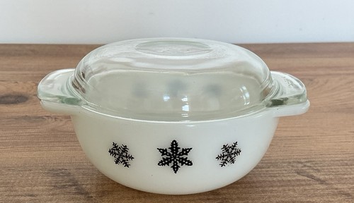 Vintage jaj snowflake - vintage, pyrex