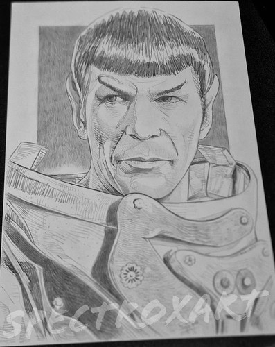Original art spock by - original, "spock"