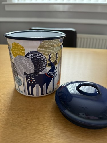 Folklore enamel storage tin - folklore,