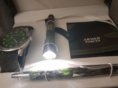 Army watch torch pen - &, wallet