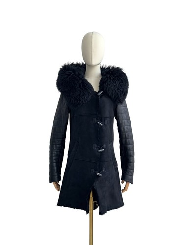 Vintage real lambskin hooded - vintage,