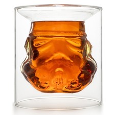 Original Stormtrooper 3D Inverted Whiskey Glass Star Wars Barware Gift for Him