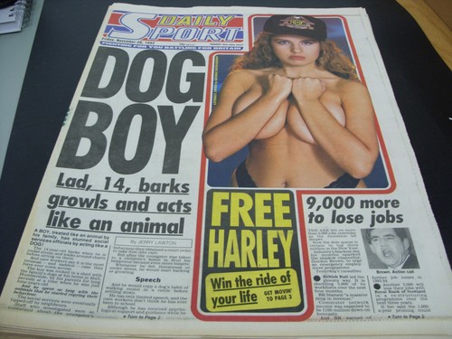 Vintage daily sport newspaper - sport,