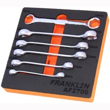 Flare Nut Spanner Set 6 Pcs Franklin Tools AF2706