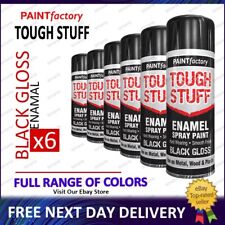 6x Tough Stuff Enamel Black