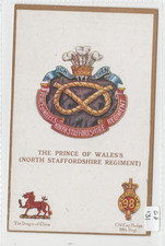 Gale & Polden Military Badges Prince of Wales North Staffordshire Regiment  #131
