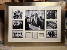Attic Find – Beatles autographs and photographs display with COA