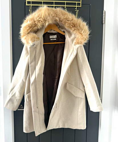 Mng women beige wool - mng, women’s