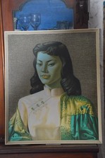 Vladimir Tretchikoff Miss Wong Framed Print