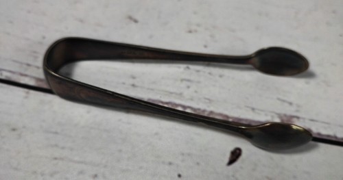 Vintage sugar tongs silver - vintage,