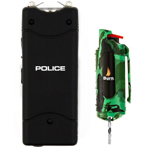 Police stun gun burn - police, pepper