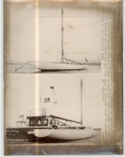 RACING SAIL Yachts Constellation & Intrepid Damaged After Race 1967 Press Photo