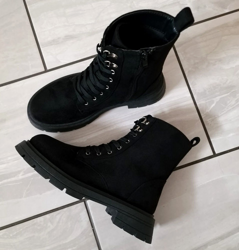 Women black ankle boots - women's,