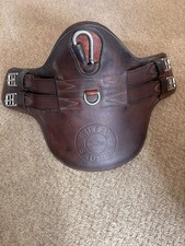 Butet Brown Leather Stud Girth