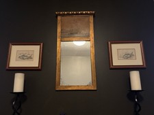 Vintage set of 2 Framed Fish